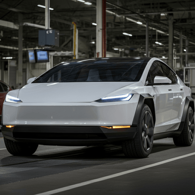 First Tesla Cybercab Rolls Off Giga Texas Production Line Marking Major Autonomous Milestone