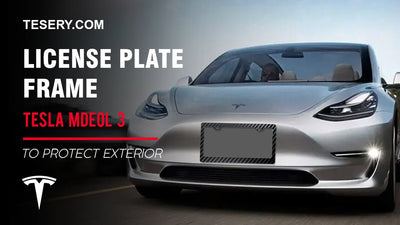 Model 3 ile Tesla plaka çerçevesi nasıl olur?