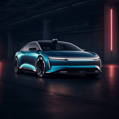 Lucid Unveils Lunar Robotaxi Concept to Challenge Tesla Cybercab in the Autonomous Ride-Hailing Race