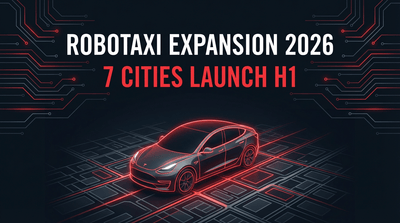 Tesla Confirms Aggressive Robotaxi Expansion to Seven Major US Cities in First Half of 2026