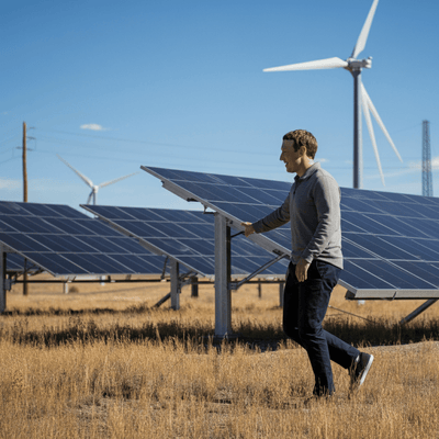 Zuckerberg’s Meta Taps Musk’s Tesla for Massive Wyoming Clean Energy Project