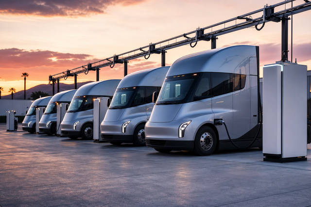 Tesla Taps Forum Mobility for California Truck Charging