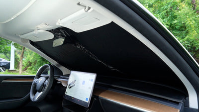 Bir Tesla Ön Camı UV Işınlarını Engeller mi? Bir Tesla Ön Cam Güneşliği Gerekli mi?