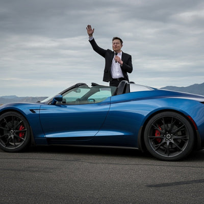 Elon Musk Tesla Roadster'ın Yeteneklerini Bir Kez Daha Gösterdi