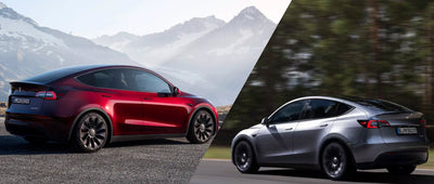 Tesla Model Y'inizi Quicksilver ve Midnight Cherry Red ile Geliştirmek