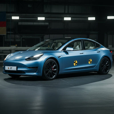 Giga Texas Çarpışma Test Tesisi'nde Gizemli Daha Küçük Tesla Görüldü