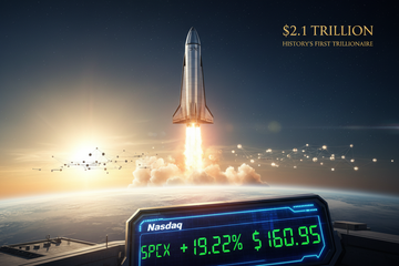 SpaceX Surges 19% on IPO Day, Hits $2.1 Trillion. Musk Becomes History's First Trillionaire.