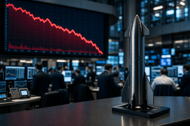 SpaceX Stock Falls 3% as Reports Cite 1,000-Launch Order