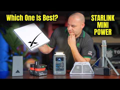 Starlink Mini Off-Grid Power Guide | Tesery Power Tripod