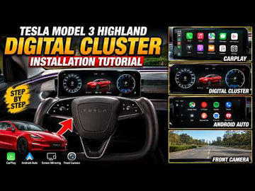 Tesery Model 3 Highland Digital Cluster Install Guide - Tesery Official Store