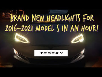Tesery Model S Headlight Upgrade: Fix Yellow DRLs - Tesery Official Store