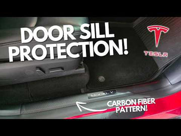 Tesery Model Y Carbon Fiber Door Sill Protectors Review - Tesery Official Store