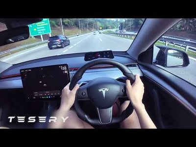 Tesery Tesla Model Y Carbon Fiber Steering Wheel Upgrade