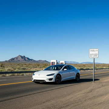 Tesla Achieves Milestone with First Supercharger Highway Sign in Arizona - Tesery Official Store