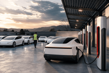 Tesla Cybercab Charging Logistics: What New Footage Shows - Tesery Official Store