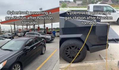 Tesla Cybertruck Houston Kasırgası Sırasında Benzin İstasyonunu Güçlendirdi: Ana İşlevlerine Bir Bakış
