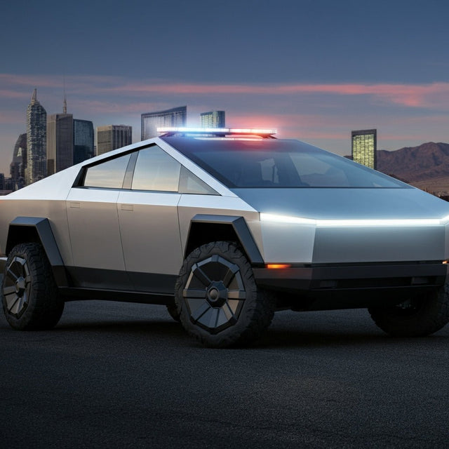 Tesla Cybertruck'lar Las Vegas'ta Polis Devriyelerini Devrim Yaratıyor