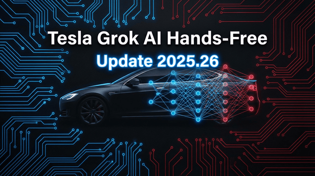 Tesla, 2025.26 Güncellemesi ile Eller Serbest Grok AI'yı Tanıttı