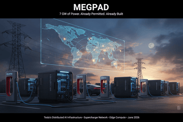 Tesla Files "MEGAPOD" Trademark: Modular AI Data Centers Powered by the Supercharger Network's 7 GW - Tesery Official Store
