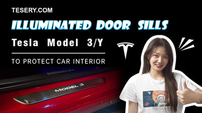 Tesla Model 3/Y Aydınlatmalı Kapı Eşikleri - TESLA VERSİYONUNDAN ÇOK DAHA İYİ!