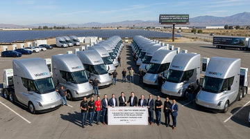 Tesla Secures Landmark $100M Deal for 370 Semis, Spearheading California's Freight Electrification - Tesery Official Store