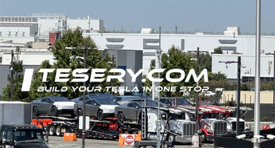 Tesla'nın Cybertruck Filosı Fremont Fabrikasında Heyecan Yaratıyor
