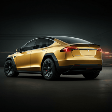 ## Tesla's Robotaxi Revolution Begins: Cybercab Enters Mass Production with a Surprising Glossy Gold Finish - Tesery Official Store