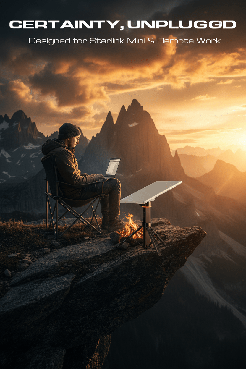 189Wh Portable Power Tripod | Compatible with Starlink Mini Battery Pack - Tesery Official Store