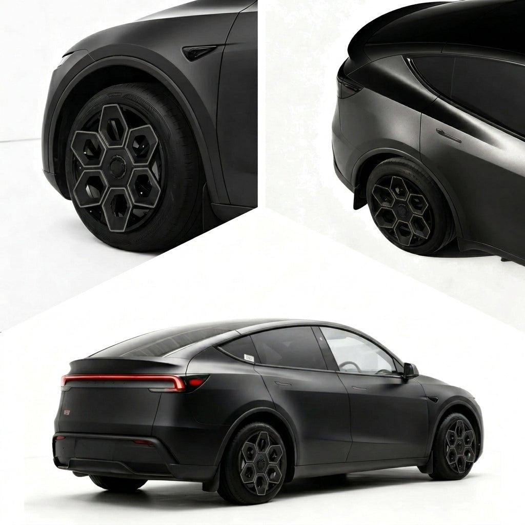 19" Center Lock Style Wheel Covers for Model 3 & Model Y – Full Protect with Set of 4 - Tesery Official Store