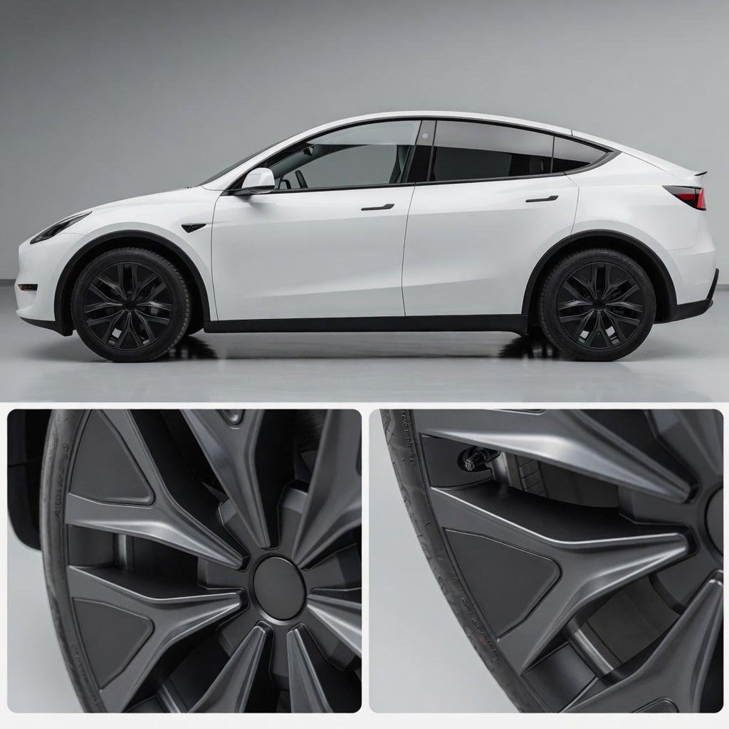 19" Gemini Wheels Covers for Model Y | Seven - Spoke Style - Tesery Official Store