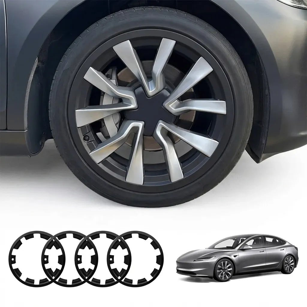 19’’ Nova Wheels Rim Protectors for Model 3 Highland | 360° ABS Wheel Edge Protection - Tesery Official Store