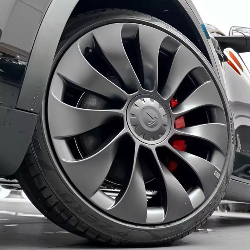 20" & 21” Wheel Hub Center Caps for Model Y (2020-2025.03) | Quick-Snap & Tool-Free