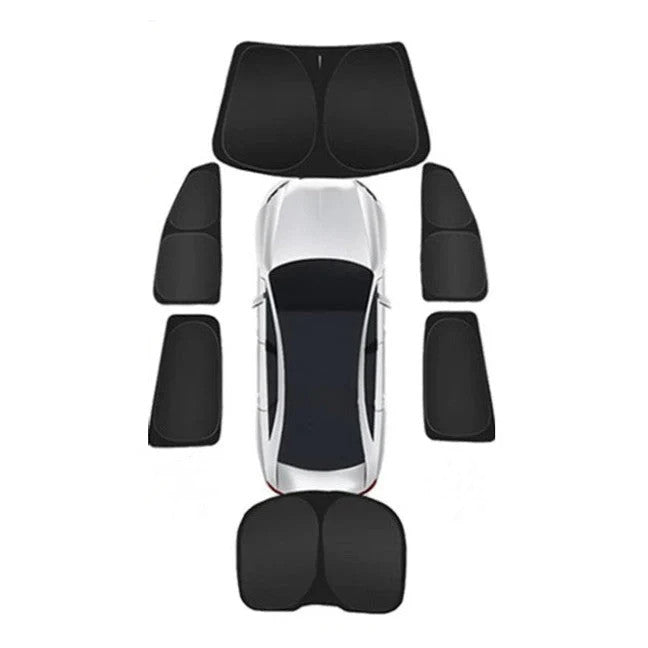 Tesla Model S için 6'lı Pencere Güneşlik Kapağı Seti