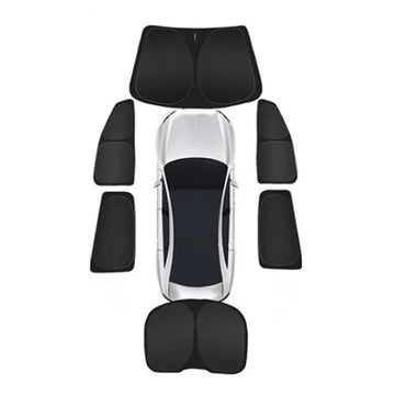 Tesla Model S için 6'lı Pencere Güneşlik Kapağı Seti