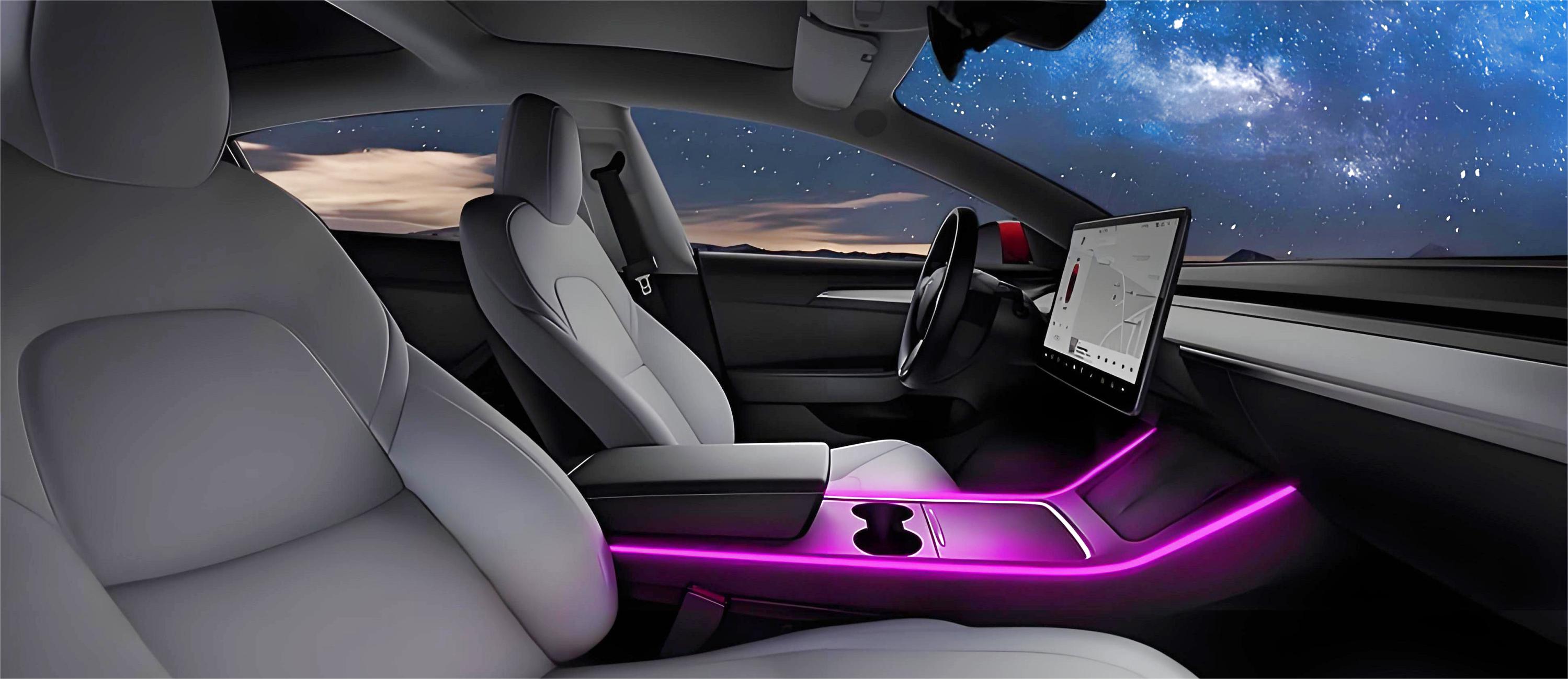 Ambient Lighting LED Strip for Tesla Model Y Model 3