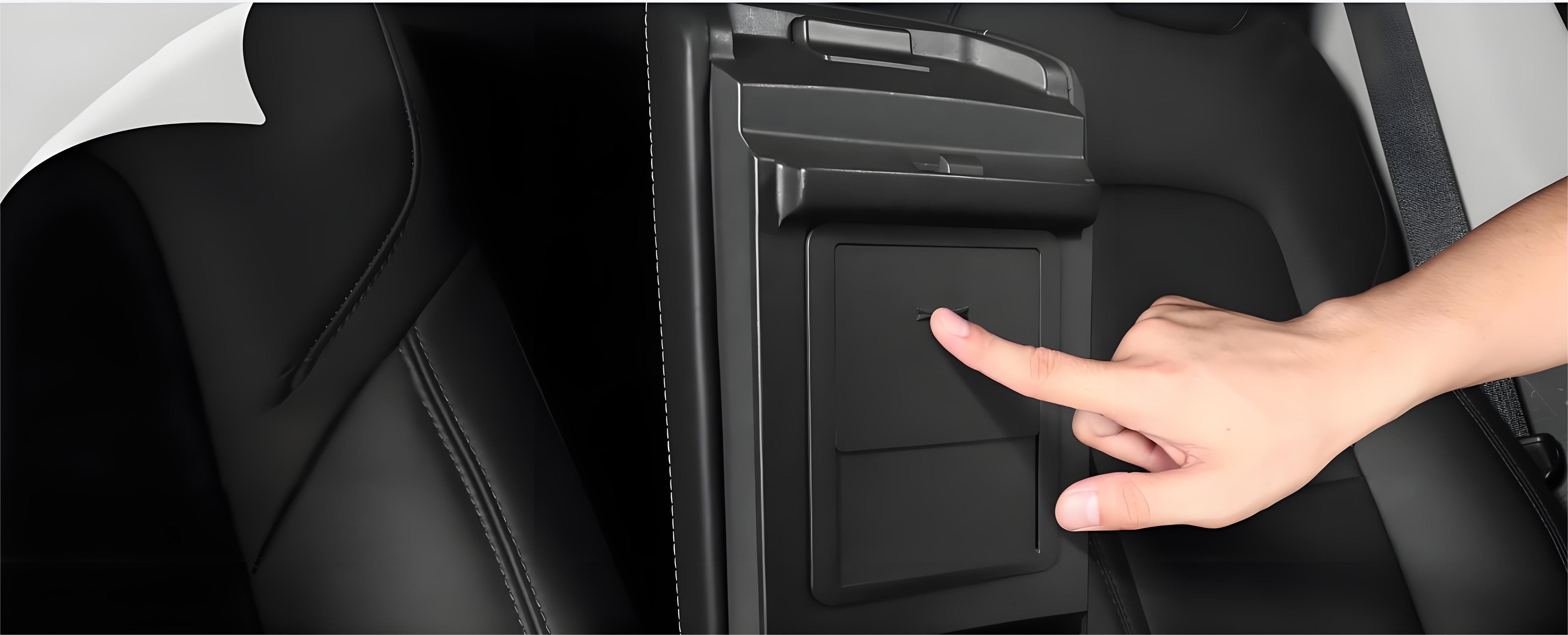 Tesla Model 3/Y Hidden Center Console Organizer | Secret Storage - Tesery