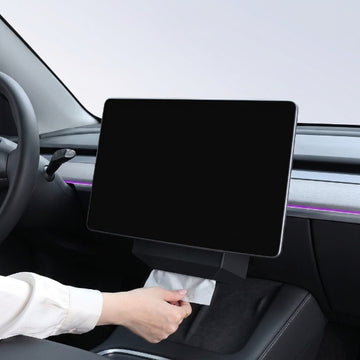 Tesla Model 3/Y/S/X için Silikon Mendil Tutucu Mendil Kutusu Kapağı