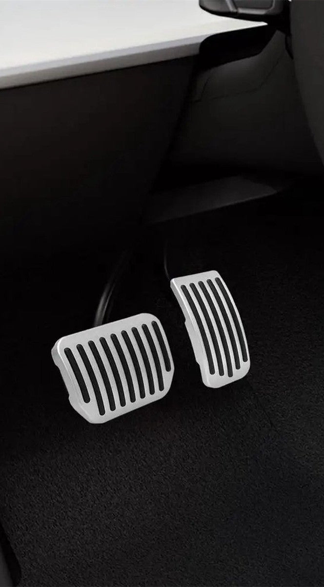 Tesla Model 3/Y Performance Pedal Covers | Non-Slip Aluminum Set - Tesery