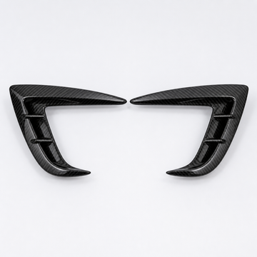 Real Carbon Fiber Front Intake Air Blades Trim for Model 3 Highland Performance 2024+