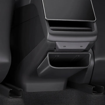 Rear Center Console Cover & Storage Box for Model 3 Highland & Model Y Juniper | TPE Protection