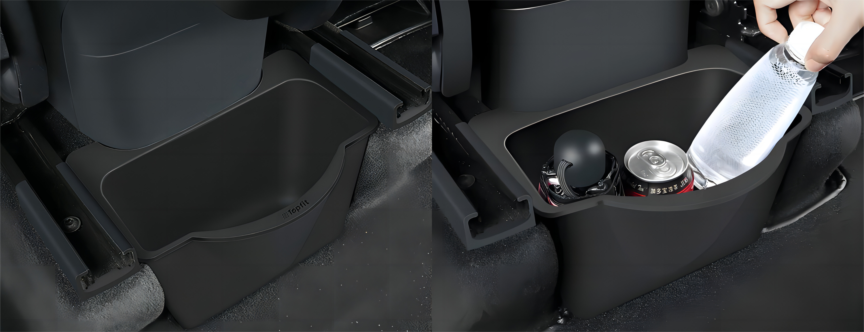 Rear Center Console Organizer for Tesla Model 3 Highland / Model Y