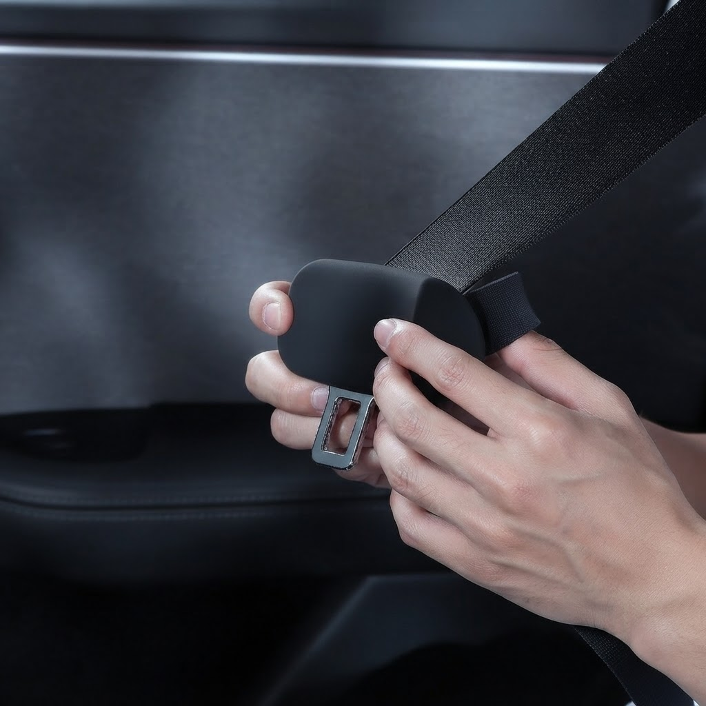 TESERY Tesla Model 3 / Model Y için Emniyet Kemeri Tokası Kılıf Seti