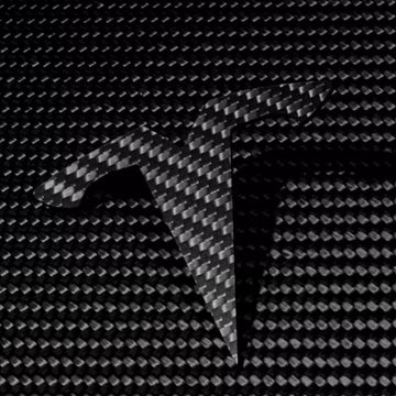 TESERY_Logo_Cover_Front_Badge_Rear_Letters_Emblem_for_Tesla_Model_3_highland_Y_-_Real_Carbon_Fiber_Exterior