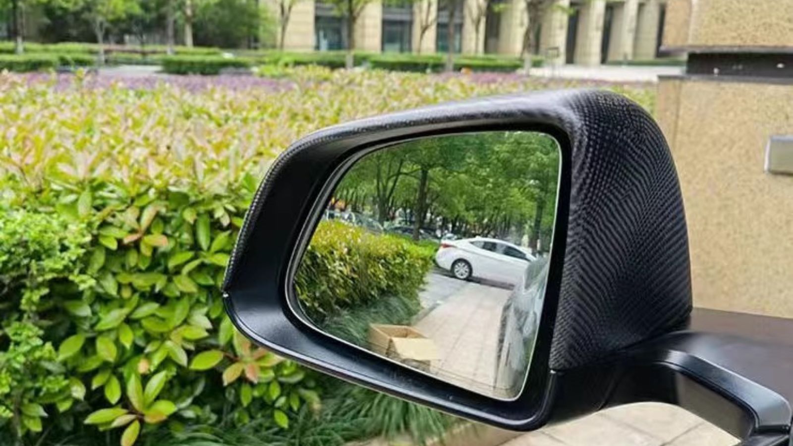 TESERY Carbon Fiber Side Mirror Cover for Model Y/3 Highland