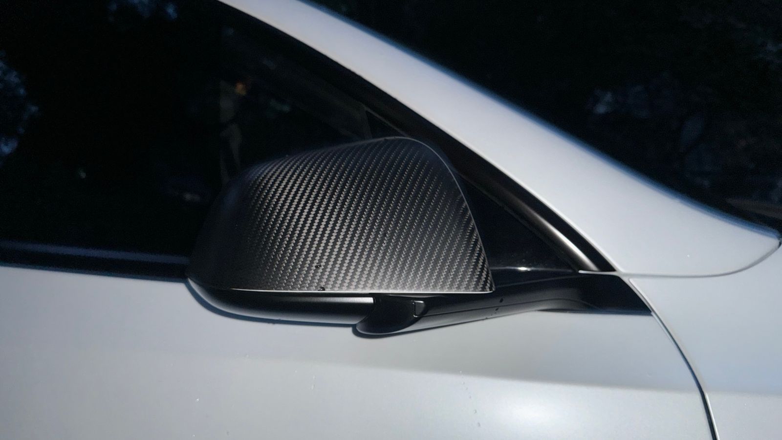 TESERY Carbon Fiber Side Mirror Cover for Model Y/3 Highland