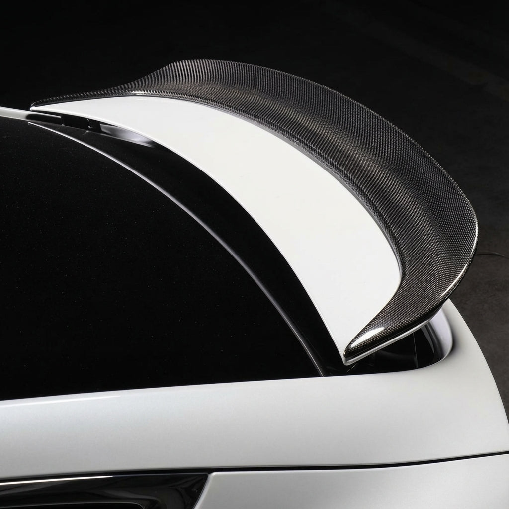 Model X Spoiler Spor Tarzı - Gerçek Kalıplı Karbon Fiber