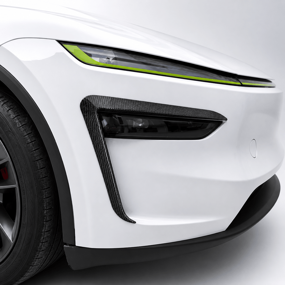 ABS Split Front Fog Light Bezel Cover for Model Y Juniper & YL 6-Seater - Tesery Official Store