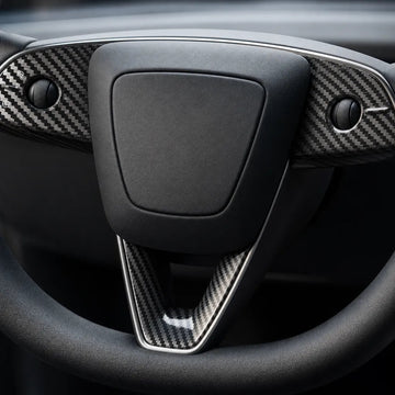 ABS Steering Wheel Button & V - Shape Trim Cover for Model Y Juniper | Tesery - Tesery Official Store