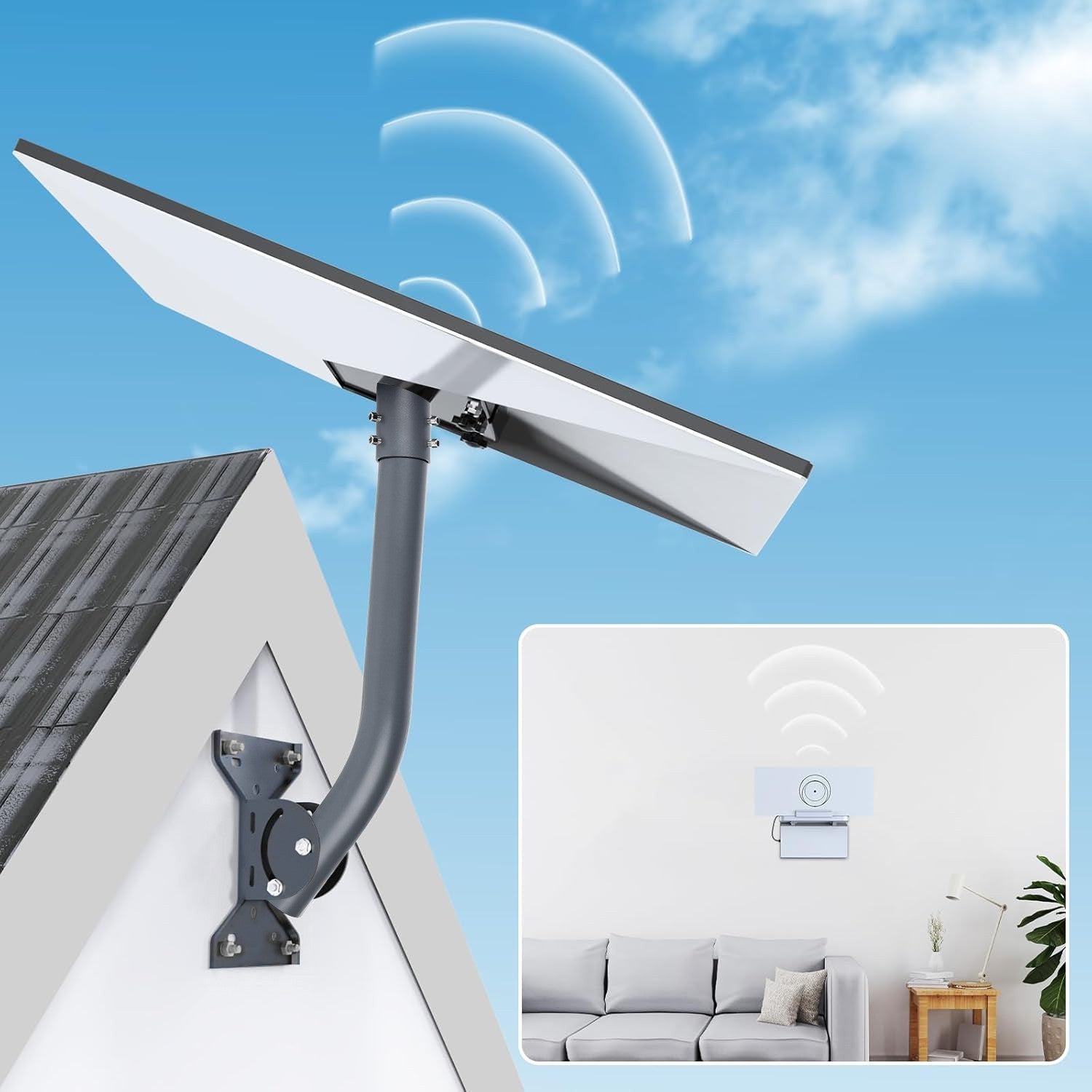 Adjustable Roof Wall Mount Kit V4 for Starlink Gen3 - Tesery Official Store