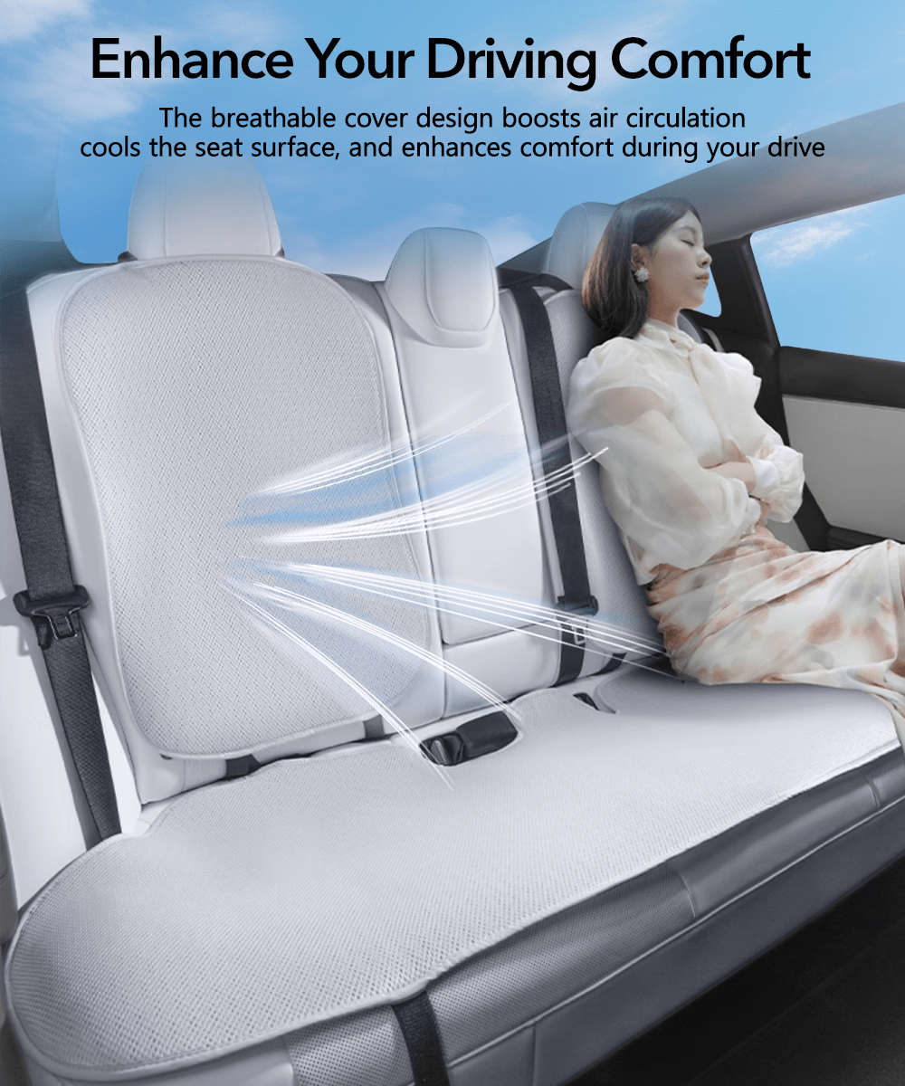 All Season Seat Ventilation Seat Covers for Model 3/Y - Tesery Official Store